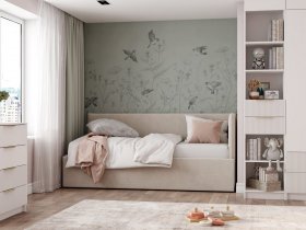 Диван-кровать Бенто (крем) в Енисейске - enisejsk.mebel-nsk.ru | фото