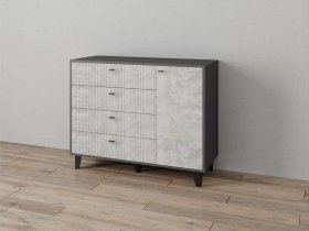 Комод «Катрин-13» (графит/мальта) в Енисейске - enisejsk.mebel-nsk.ru | фото