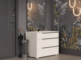 Комод с 3 ящиками Айри КМ-001 (кашемир) в Енисейске - enisejsk.mebel-nsk.ru | фото