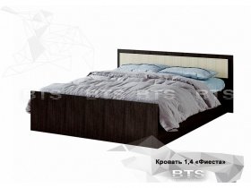 Кровать двуспальная 1,4м LIGHT Фиеста (BTS) в Енисейске - enisejsk.mebel-nsk.ru | фото