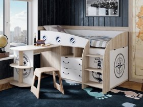 Кровать комбинированная «Немо» в Енисейске - enisejsk.mebel-nsk.ru | фото