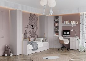 Модульная детская «Тефия» (тефия/софт сантьяго) в Енисейске - enisejsk.mebel-nsk.ru | фото
