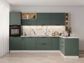 Модульная кухня Перо 3,2м*1,6м (аверса) в Енисейске - enisejsk.mebel-nsk.ru | фото