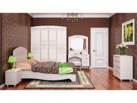 Модульная спальня Каролина в Енисейске - enisejsk.mebel-nsk.ru | фото